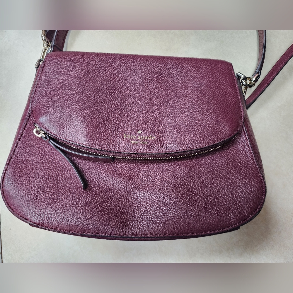Burgundy Kate Spade Crossbody/Shoulder Bag